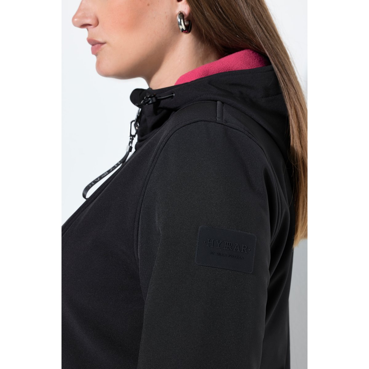 Veste Softshell HYPRAR déperlante noir, ULLA POPKEN