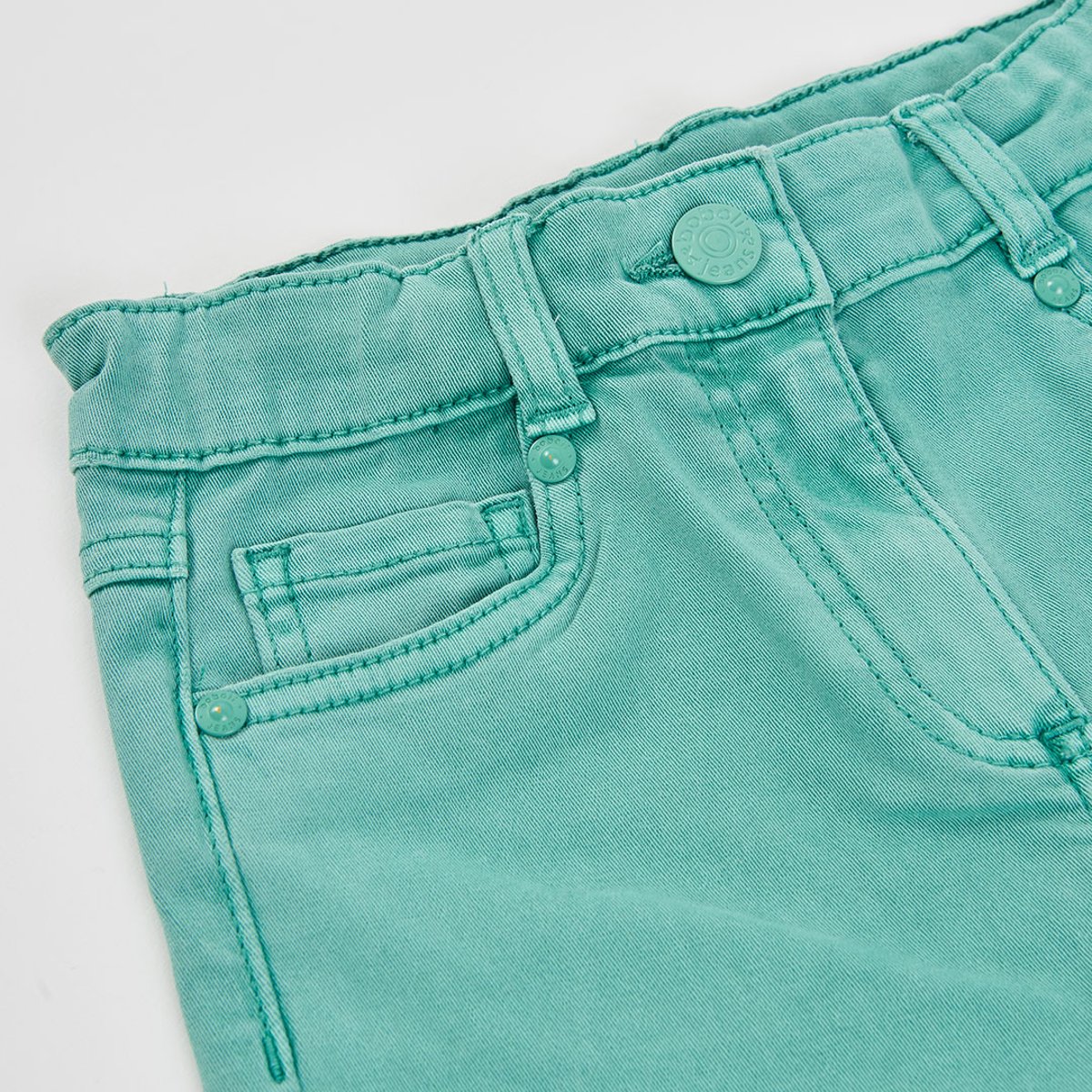Pantalon fille cargo avec poches vert, BOBOLI