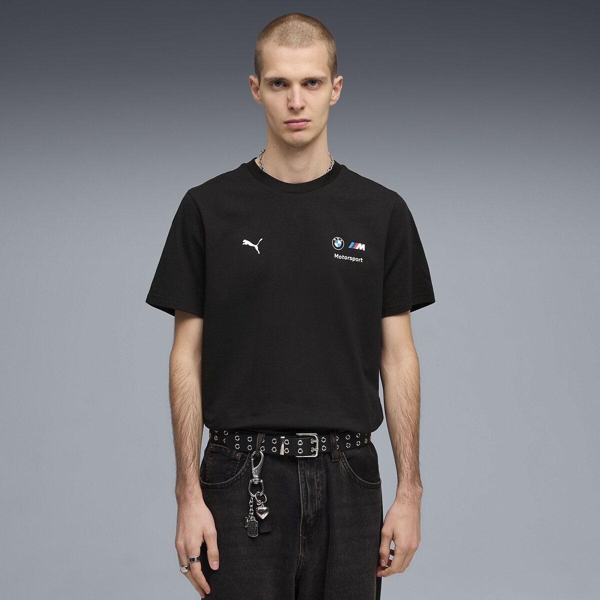 T-shirt manches courtes BMW noir, PUMA