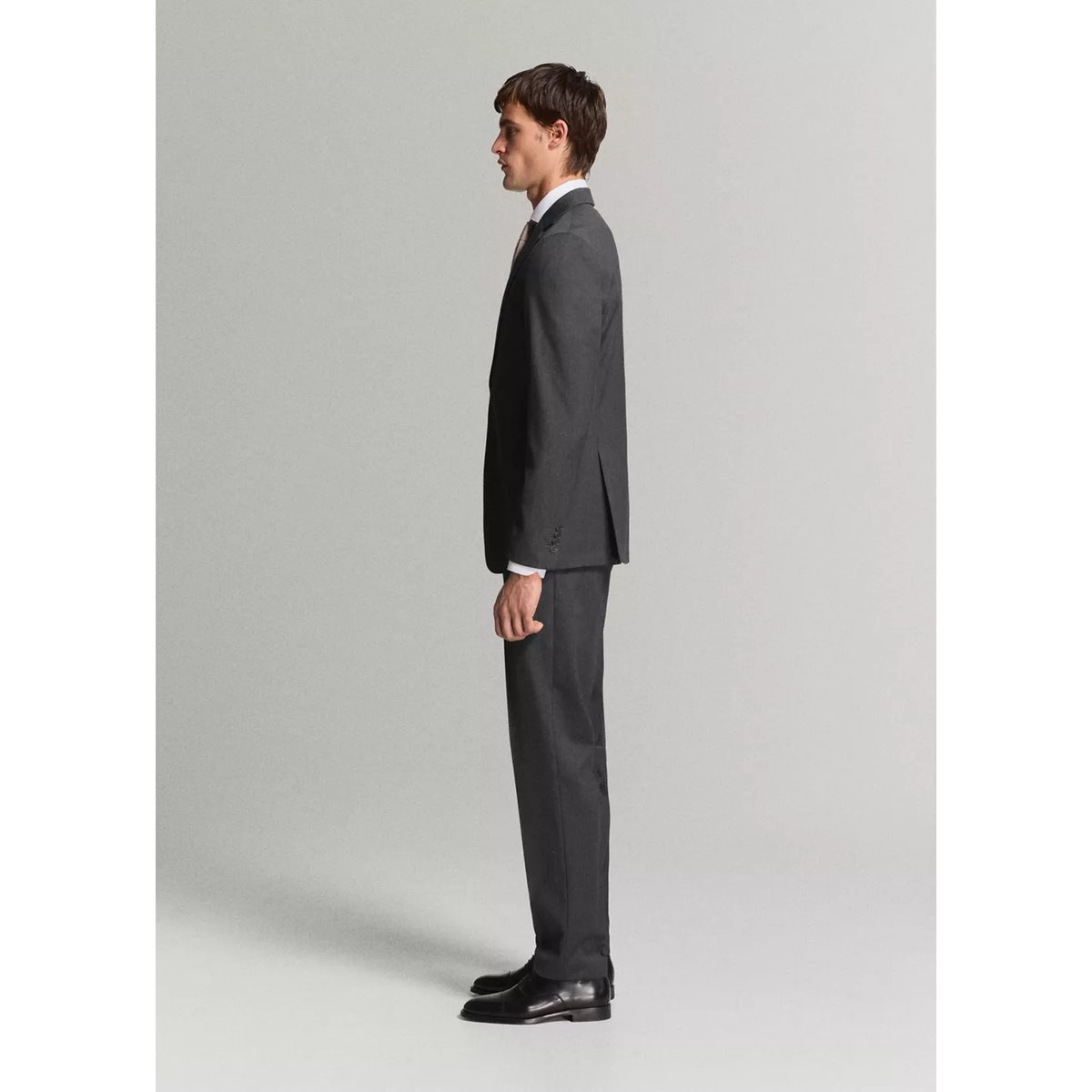 Pantalon costume Turín 100 % laine gris, MANGO MAN