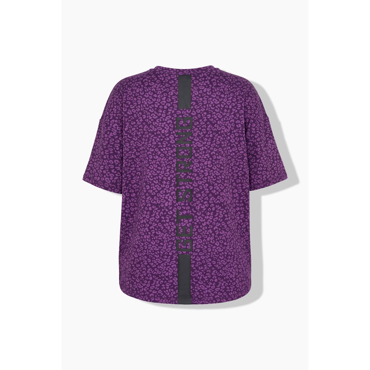 T-shirt de sport oversize, imprimé au dos aubergine, STUDIO UNTOLD