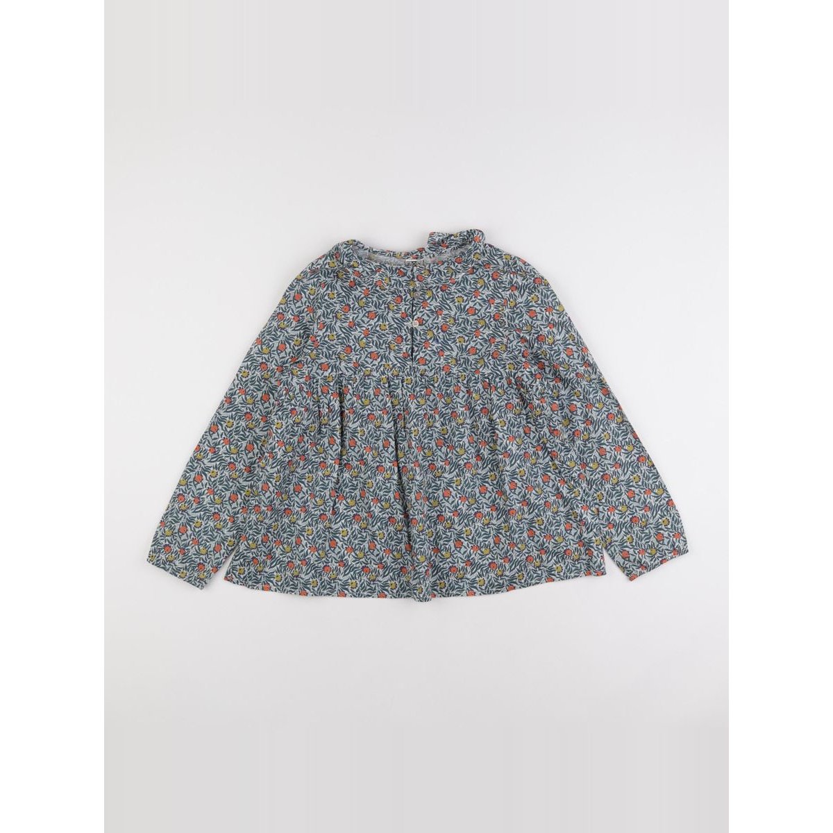 Blouse - Très bon état orange, vert, BONTON