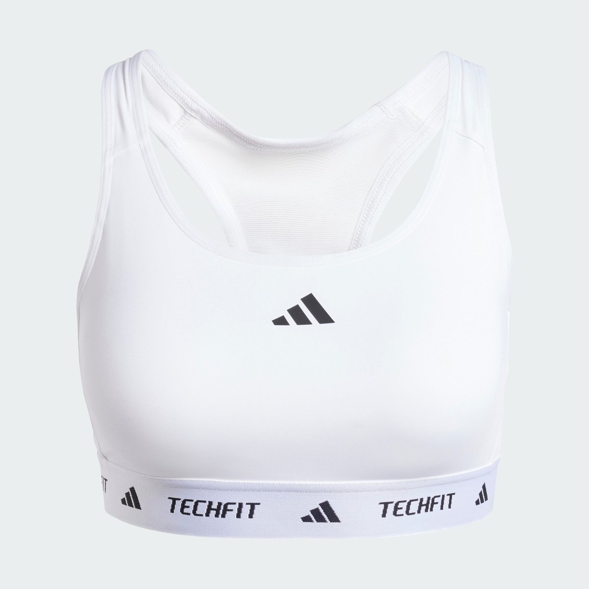 Brassière Techfit Maintien moyen white, adidas Performance
