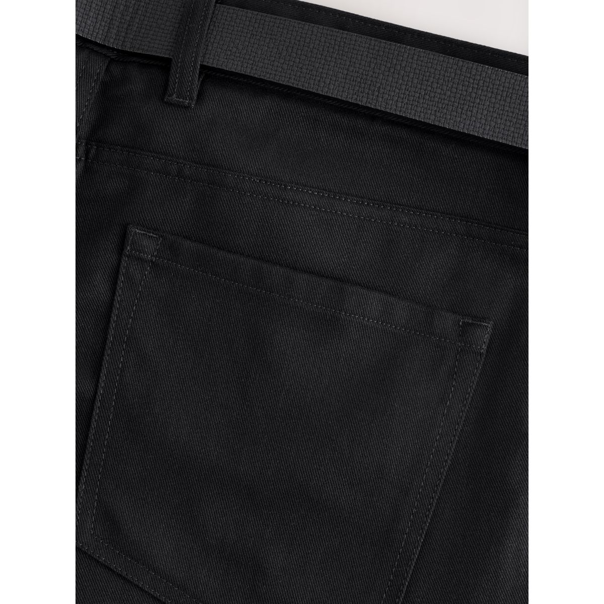 Pantalon chino en lyocell et noir, NEXT