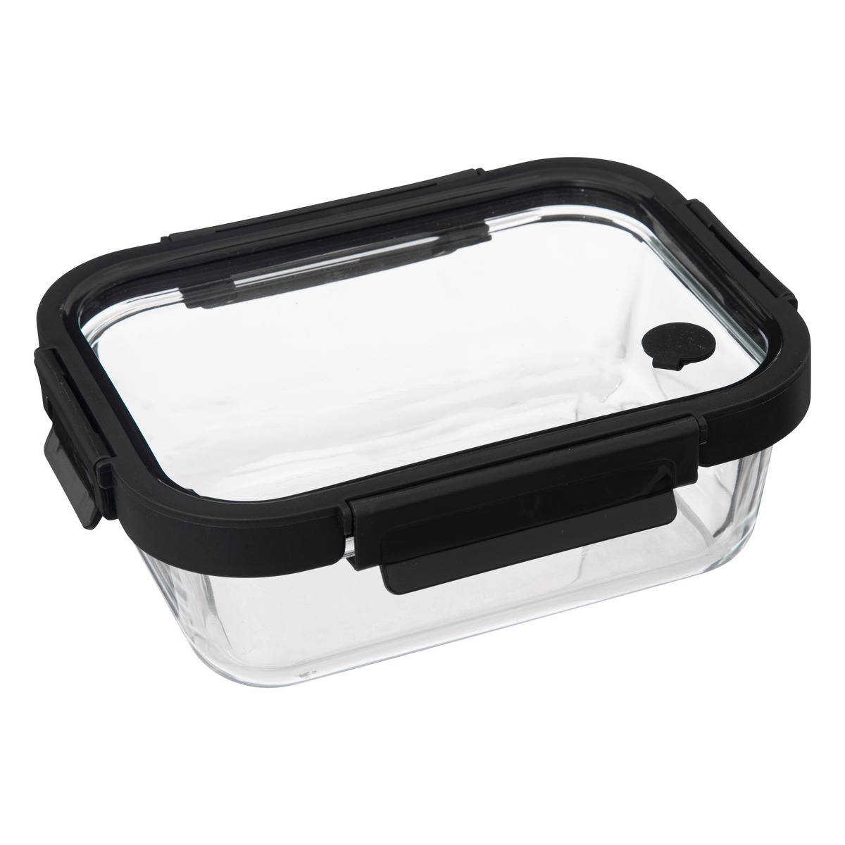 Boîte de conservation verre 0,9L CLIPEAT transparent, 5FIVE SIMPLY SMART