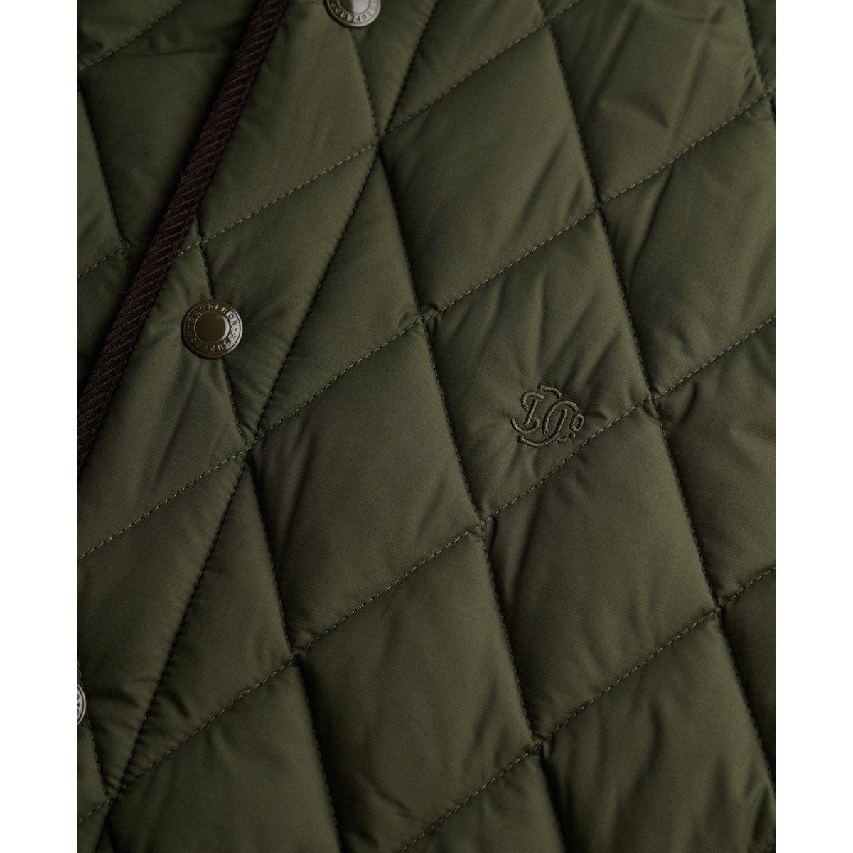 Gilet Matelassé Estate vert olive surplus goods, SUPERDRY