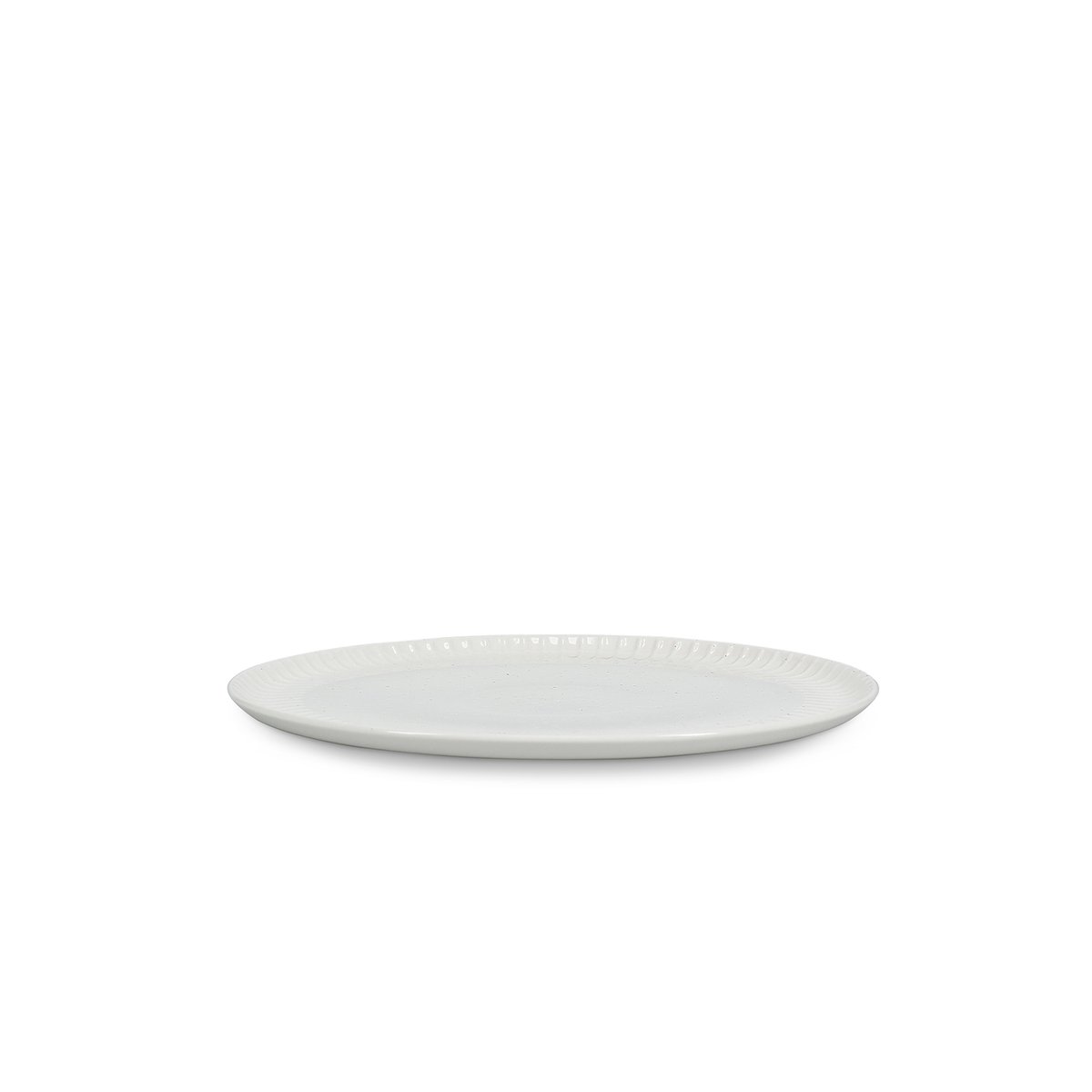 Lot de 4 assiettes 26 cm ORA GLOSS blanc, SALT & PEPPER