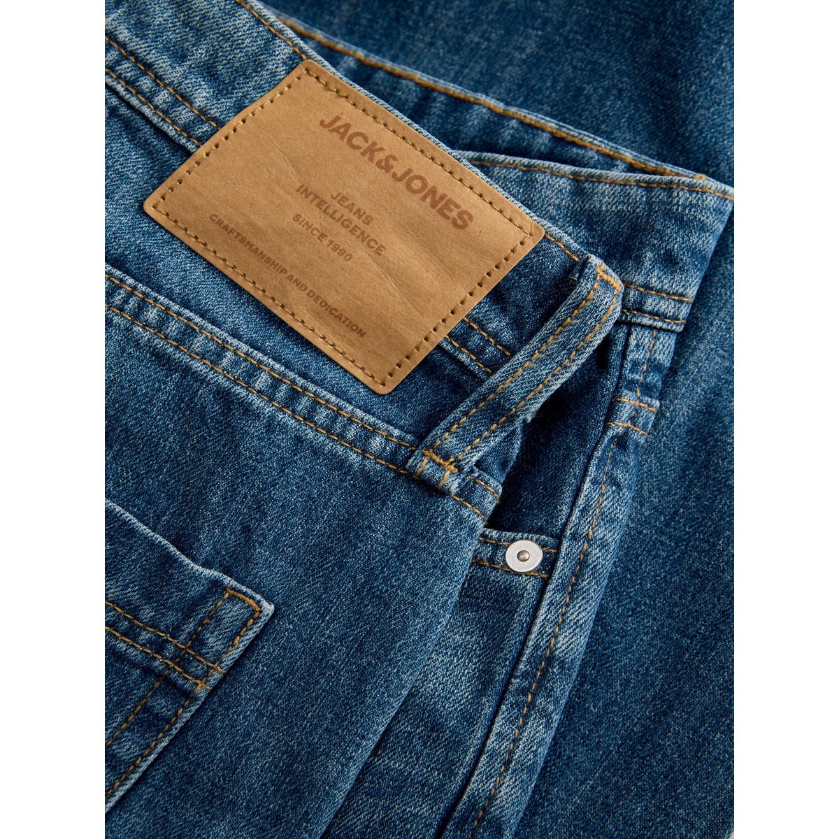 Jean À Coupe Ample bleue - blue denim 1, JACK & JONES
