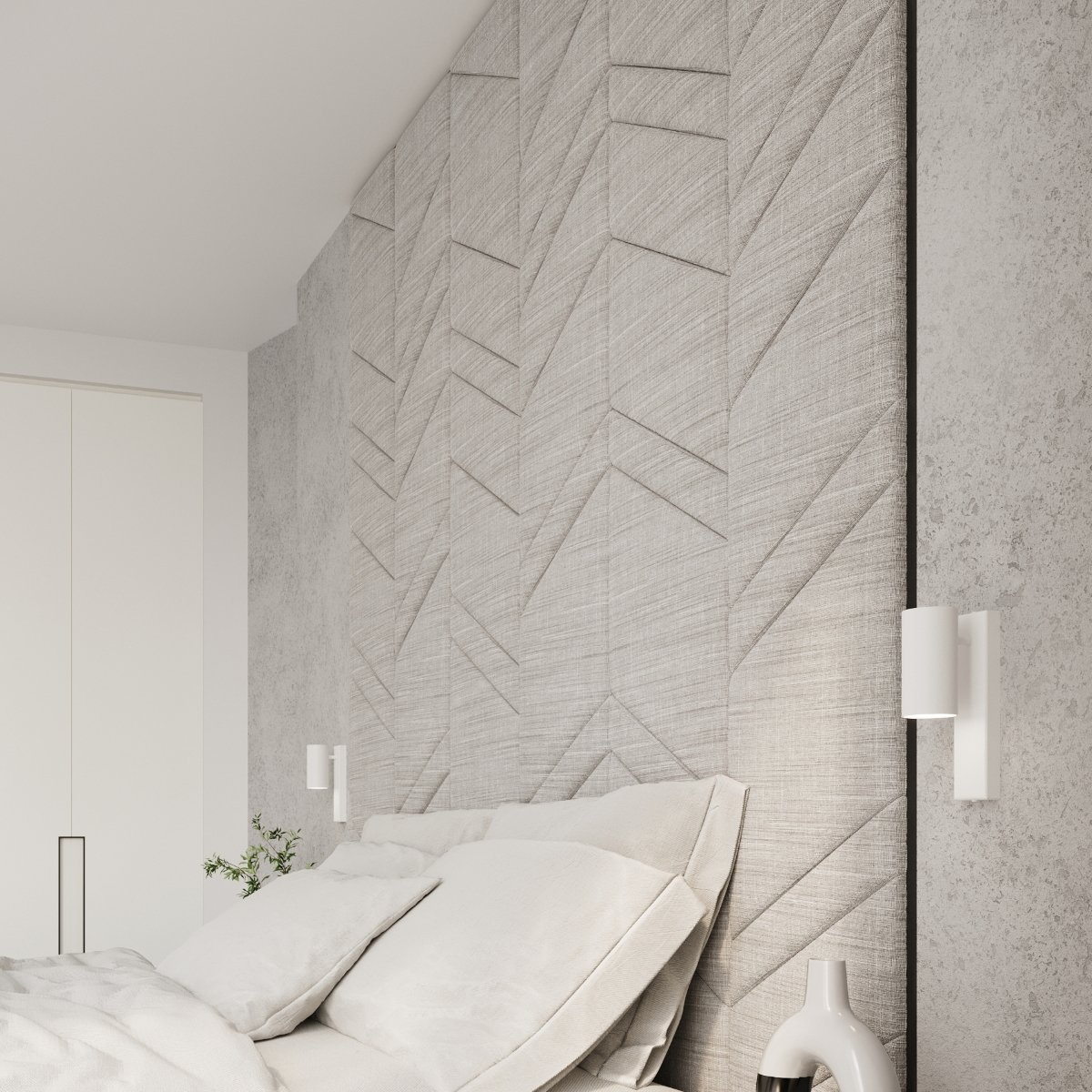 Applique Acier Blanc GU10 1 Utti blanc, EDEN