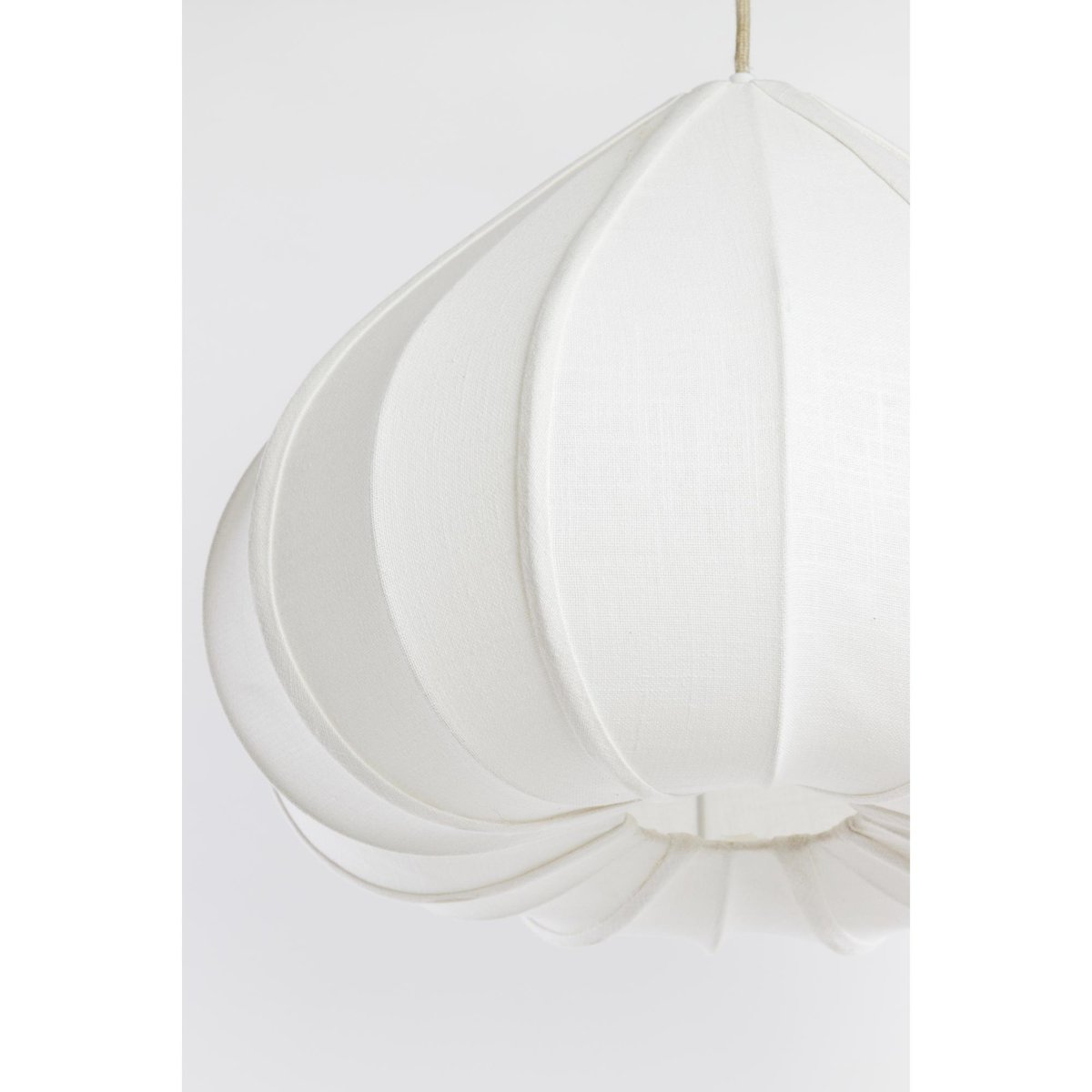 Lampe Suspendue Textiles ZUBEDA crème, LIGHT & LIVING 