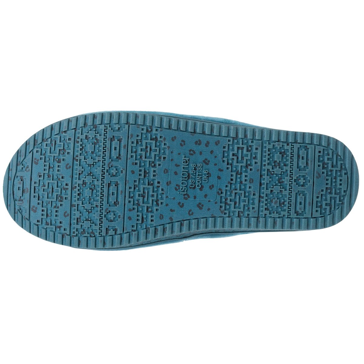 Chaussons Mules ouvertes bleu, ISOTONER