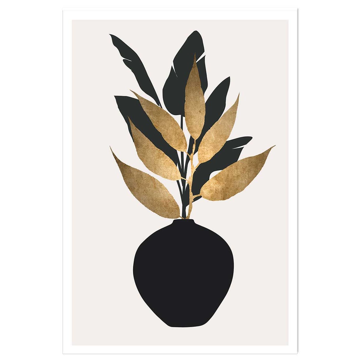 Poster fleurs séchées affiche seule, HEXOA