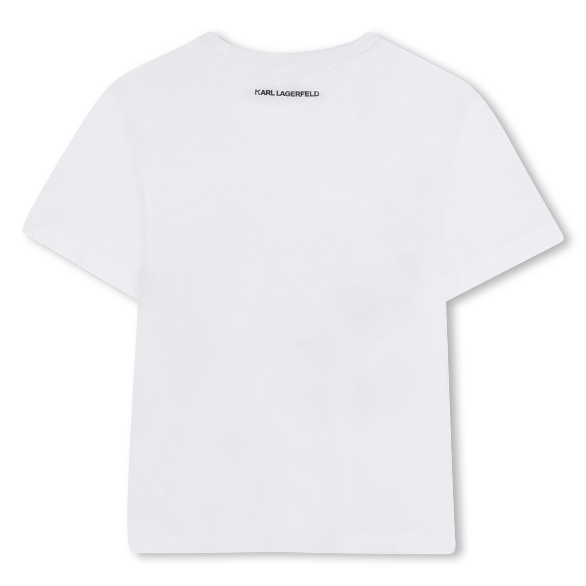 T-shirts à manches courtes blanc rose, KARL LAGERFELD KIDS