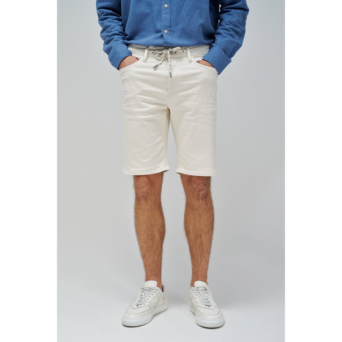 SHORT EN DENIM COLORÉ S-ACTIV ecru, SALSA JEANS