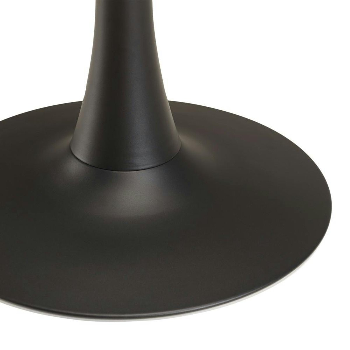 Table bistrot D70cm en céramique marbré vert pied tulipe BELLUNE vert, PIER IMPORT