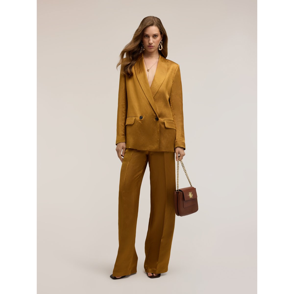 Veste structurée double boutonnage jaune, MOTIVI