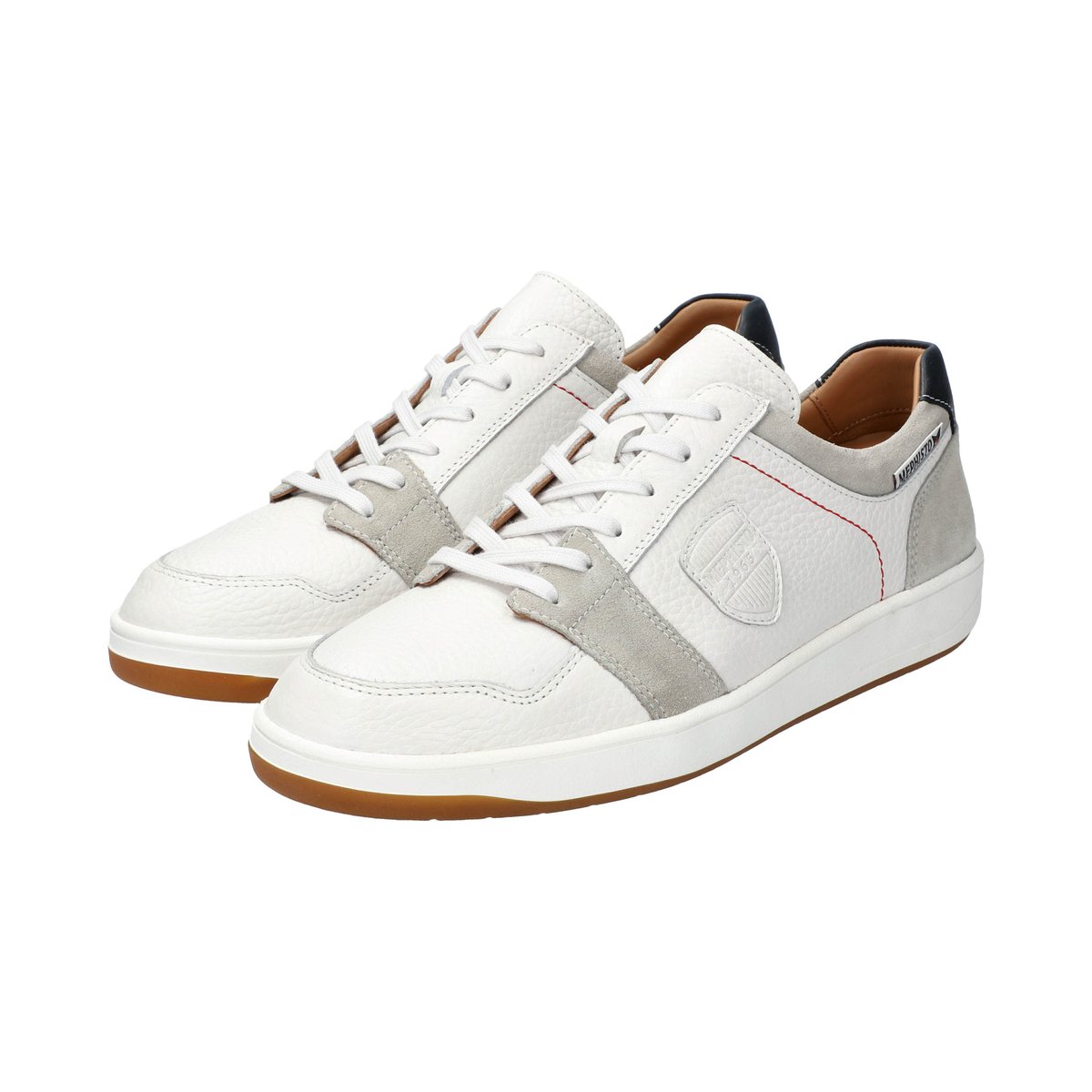 Baskets en cuir HUGH blanc p5138985, MEPHISTO