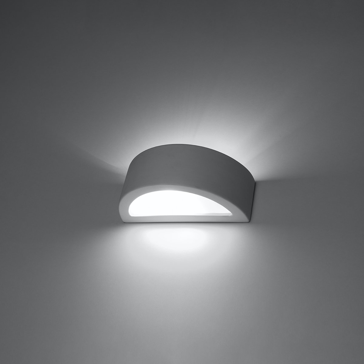 Applique Céramique Blanc E27 1 Atena 20 blanc, EDEN
