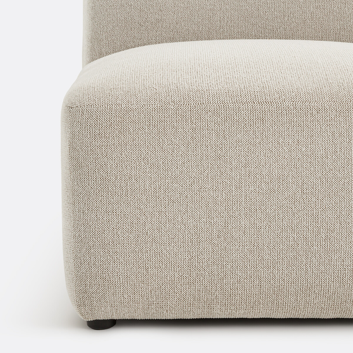 Chauffeuse modulable, en tissu texturé chiné, JASPE ecru, LA REDOUTE INTERIEURS