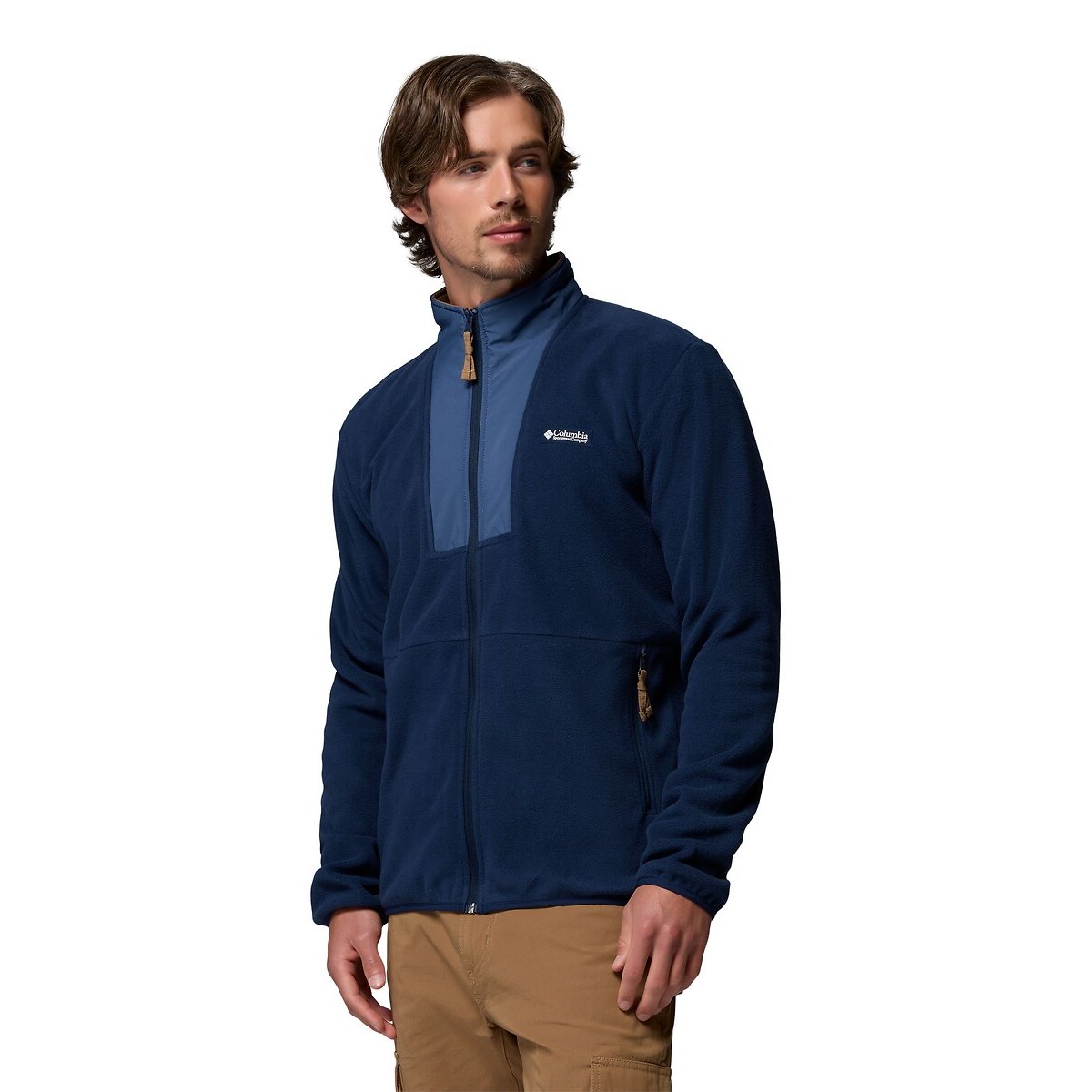 Fleece met opstaande kraag en rits, Sequoia Grove marineblauw, COLUMBIA