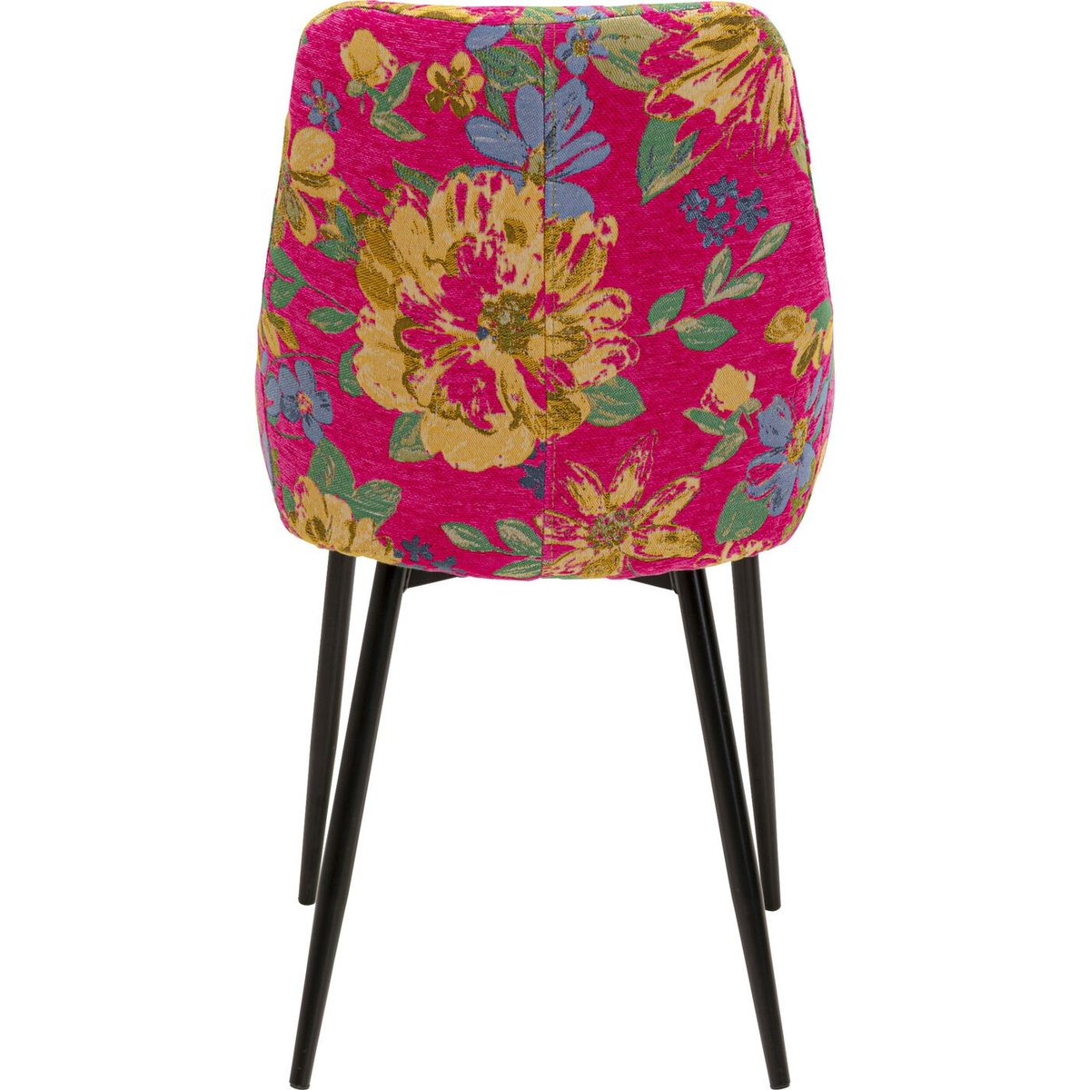 Chaise imprimé fleurs, FLOWER FEVER rose, KARE DESIGN
