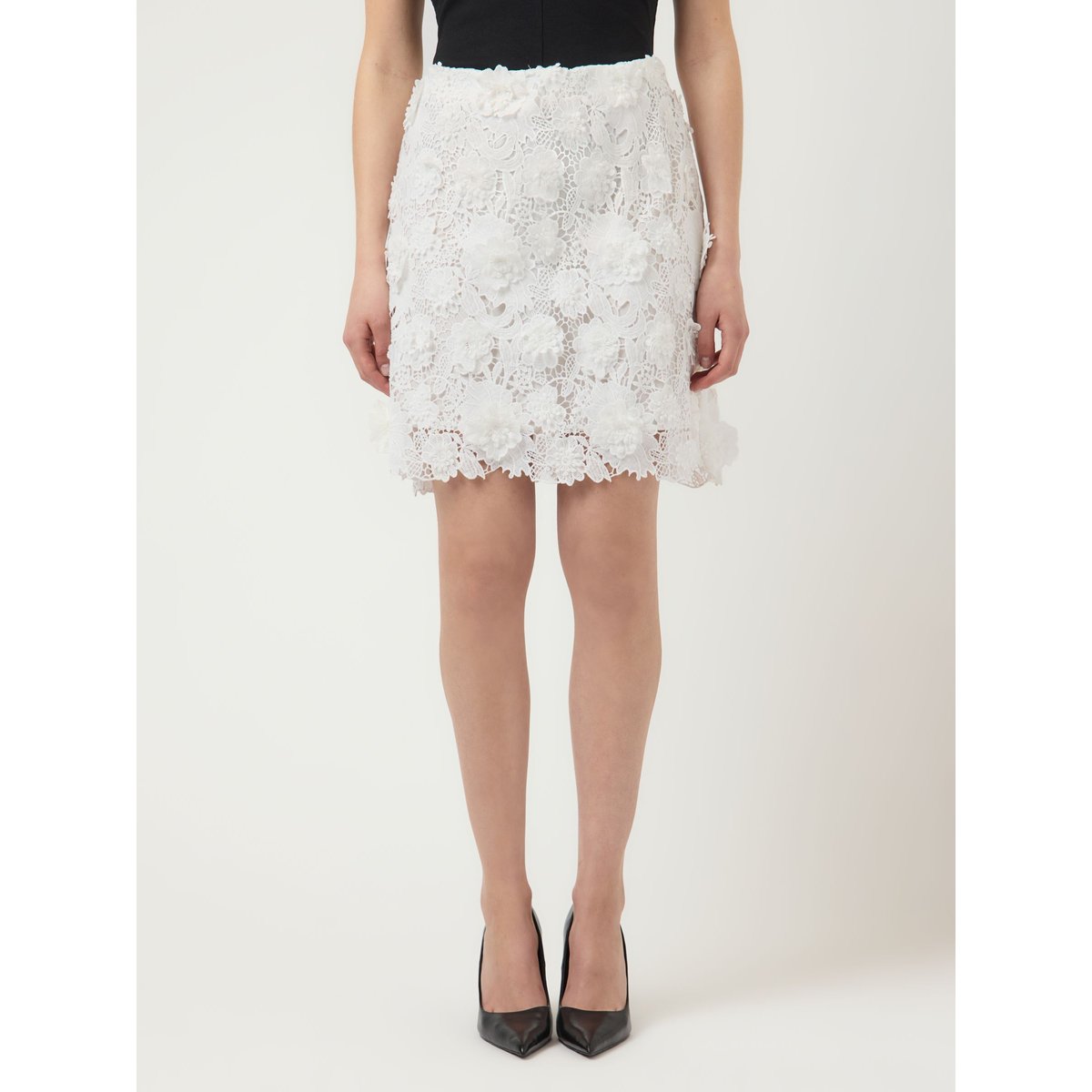 Mini-Jupe star white, YAS
