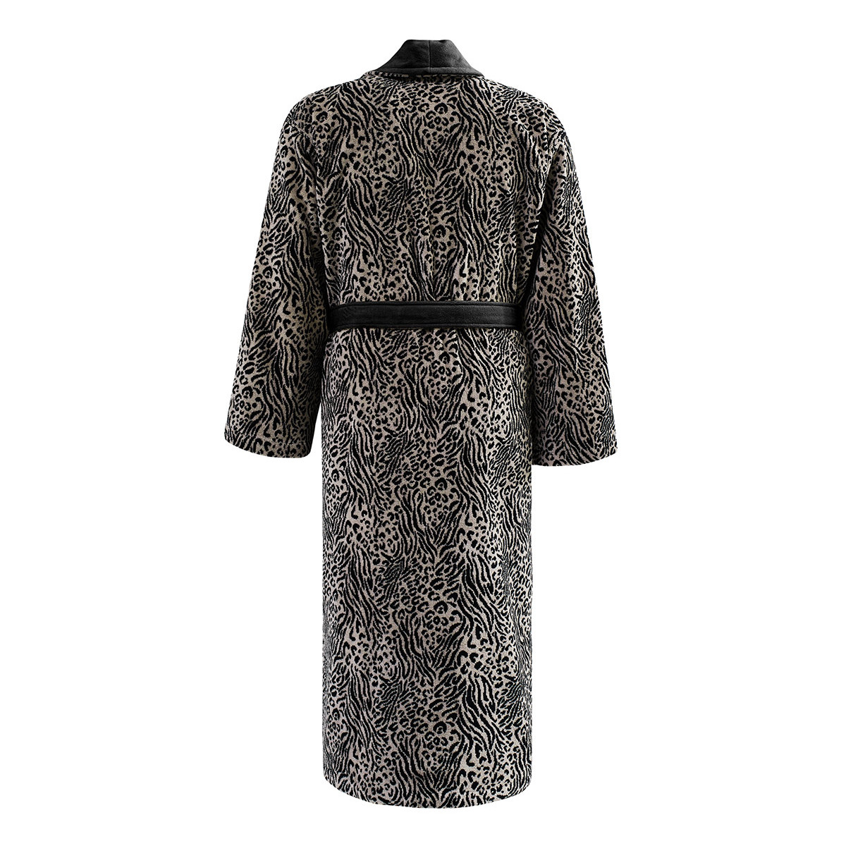 Peignoir col châle velours 420 g/m² AMAZONIA multicolore, SENSEI MAISON