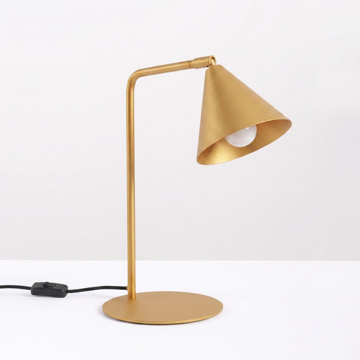 Lampe de bureau Acier Doré E14 1 Nox doré, EDEN