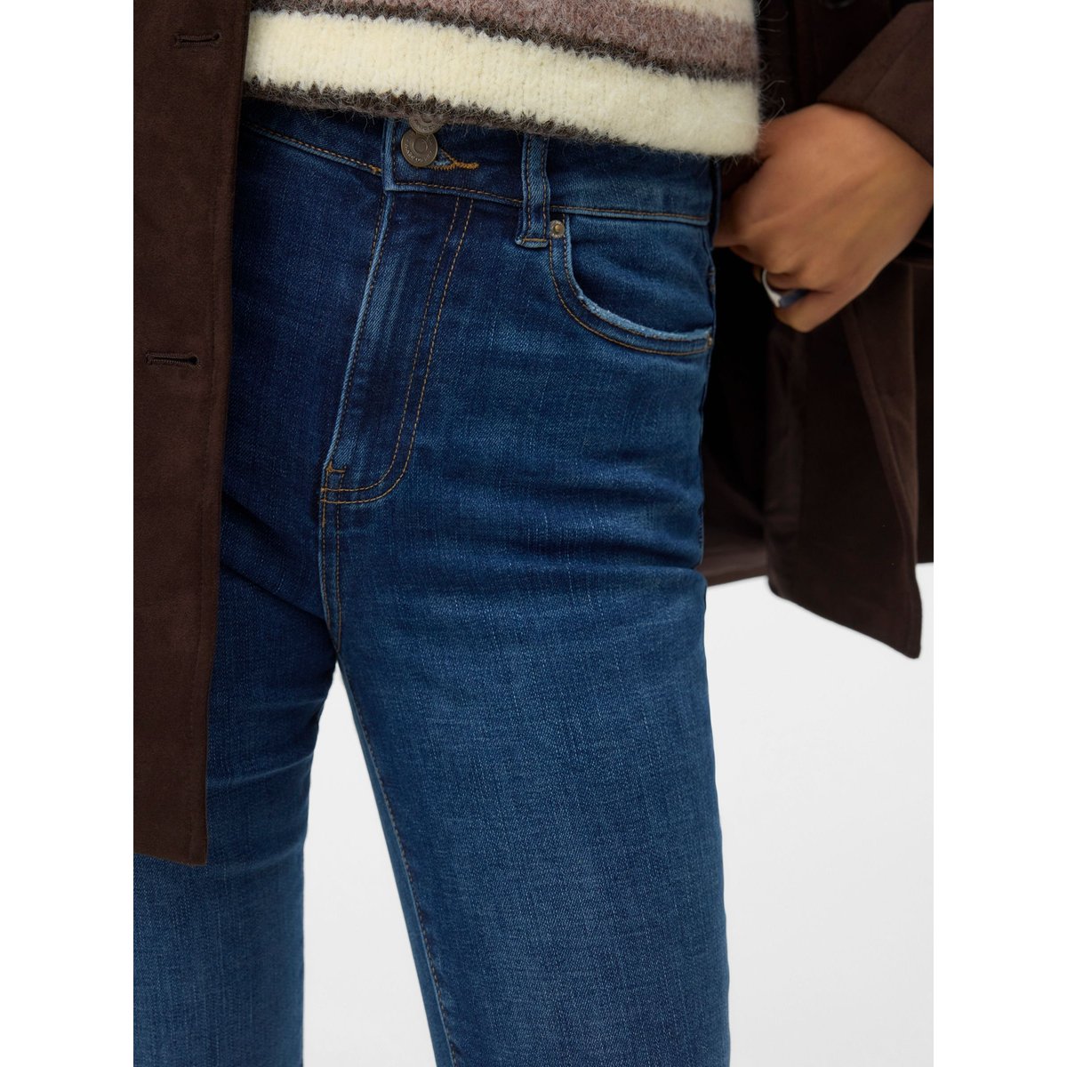 Jean Flared dark blue denim, VERO MODA
