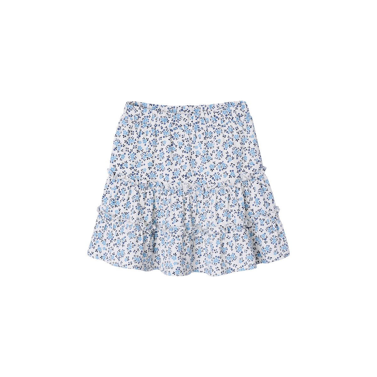 Jupe short en jersey écru, VERTBAUDET