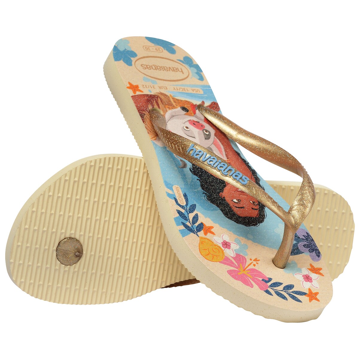 Infradito HAV KIDS SLIM PRINCESS beige, HAVAIANAS