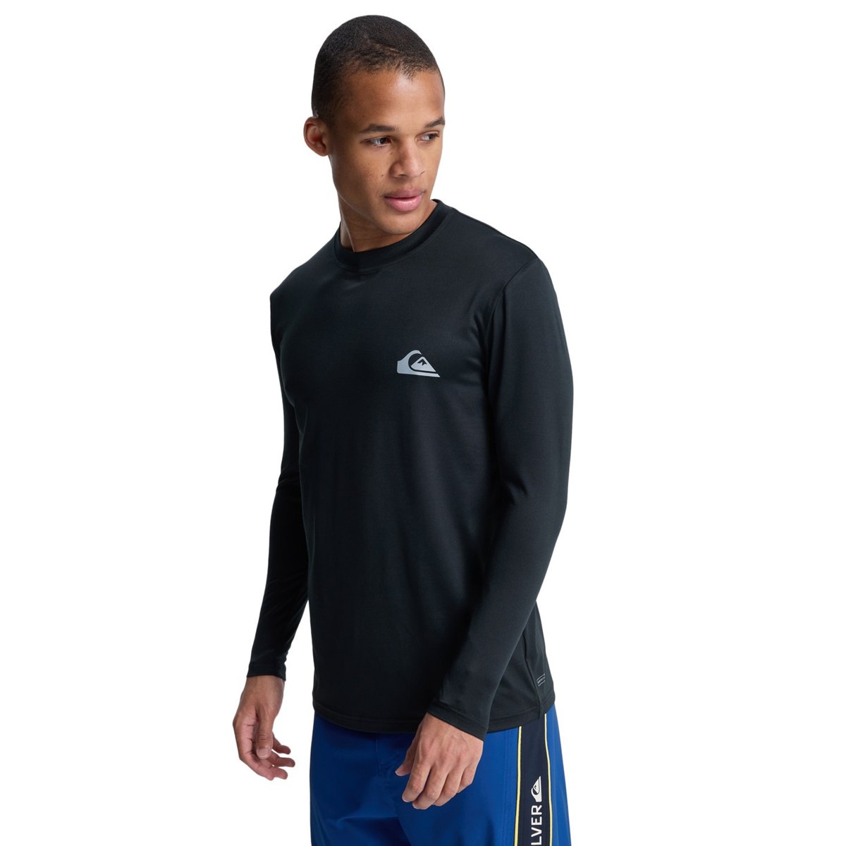 T-shirt de surf à manches longues UPF50 EVERYDAY SURF noir black, QUIKSILVER