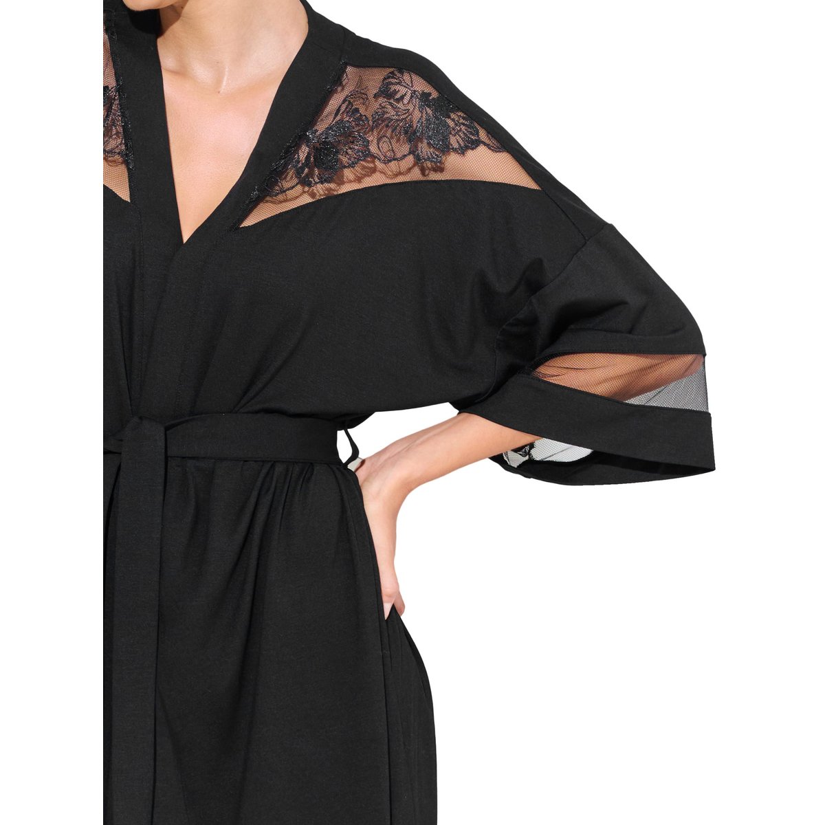 Déshabillé EMINENCE noir, LISCA