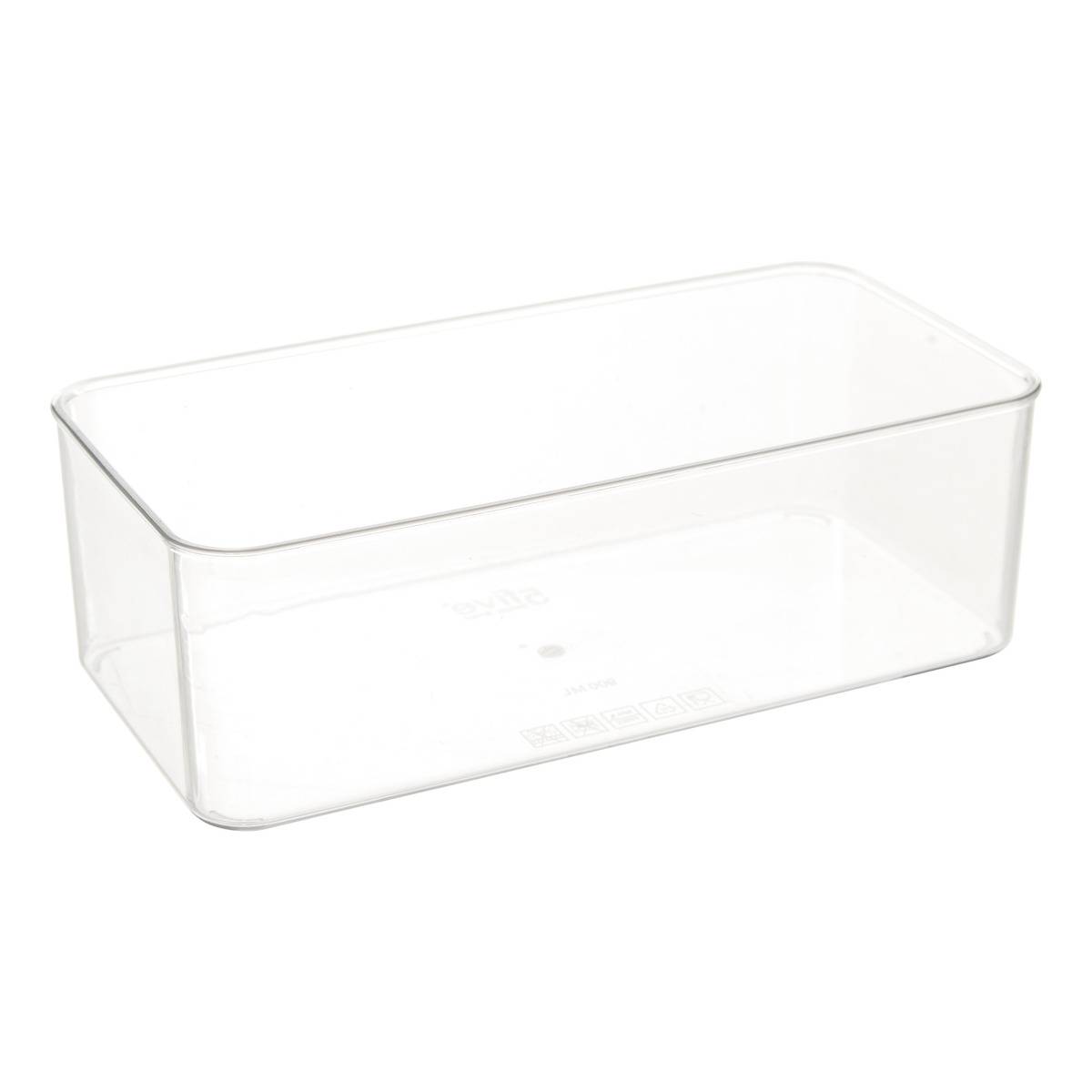 Boîte de conservation rectangulaire ESKE transparent, 5FIVE SIMPLY SMART