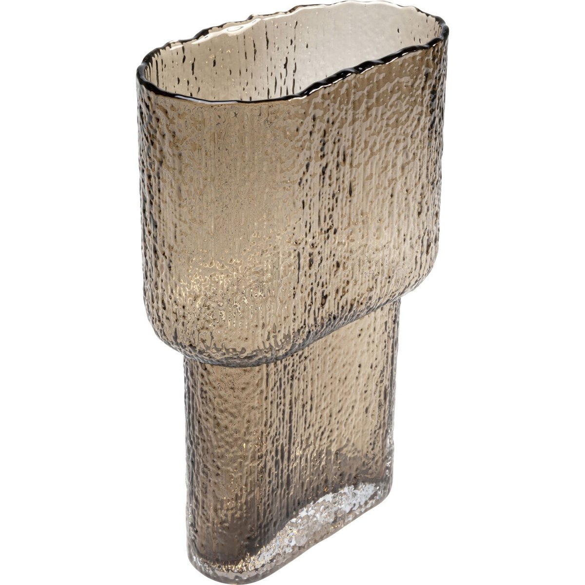 Vase en verre, FASHIONISTA marron, KARE DESIGN