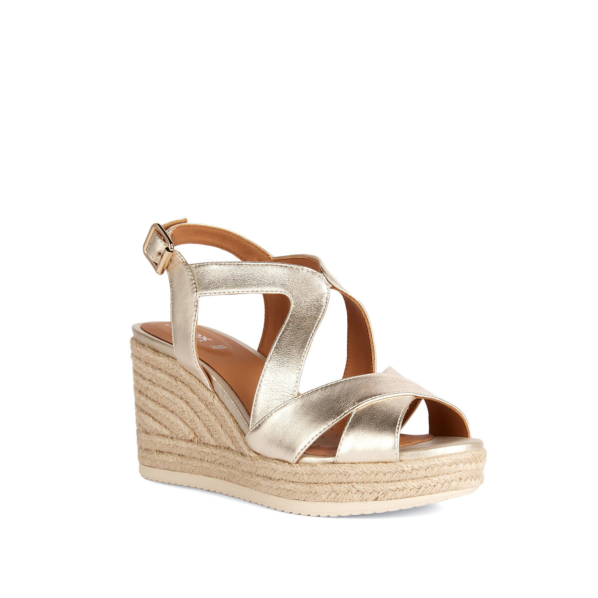 Ponza Breathable Wedge Sandals gold-coloured, GEOX