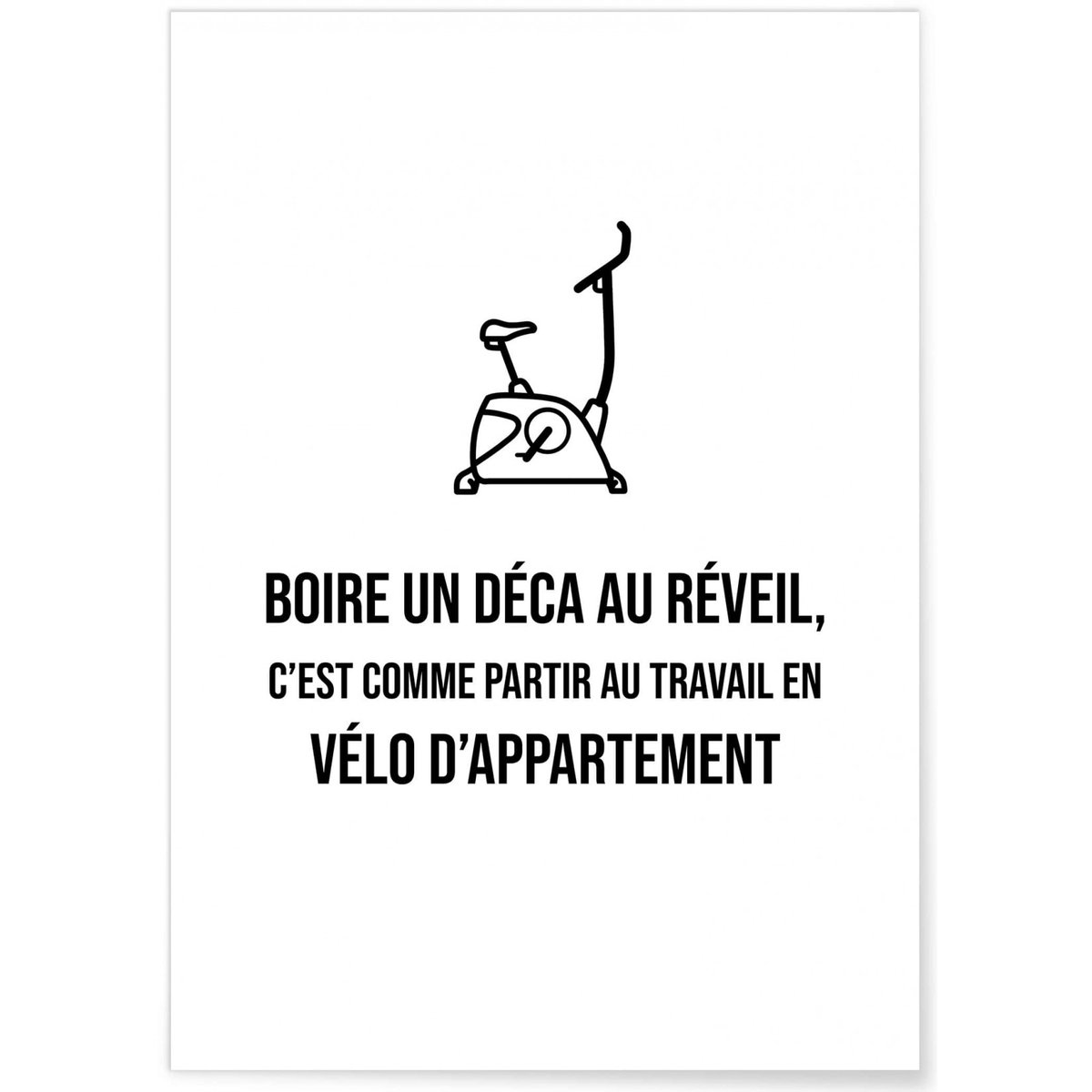 Affiche Déca blanc, L'AFFICHERIE