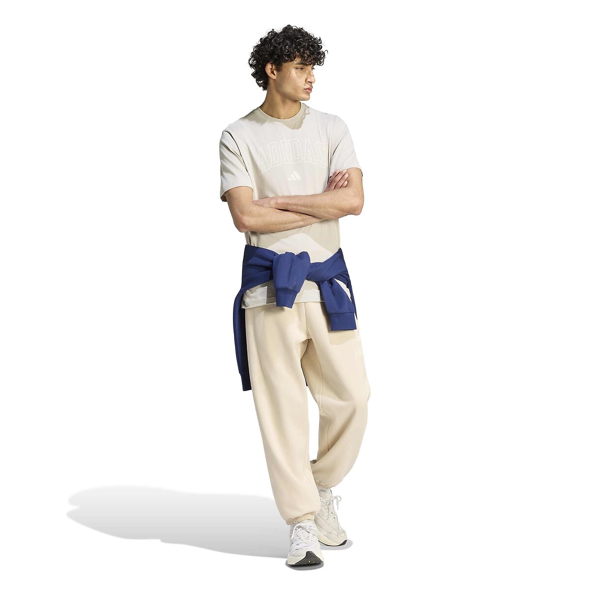 T-shirt de mangas curtas, TABLE TEE bege, ADIDAS SPORTSWEAR