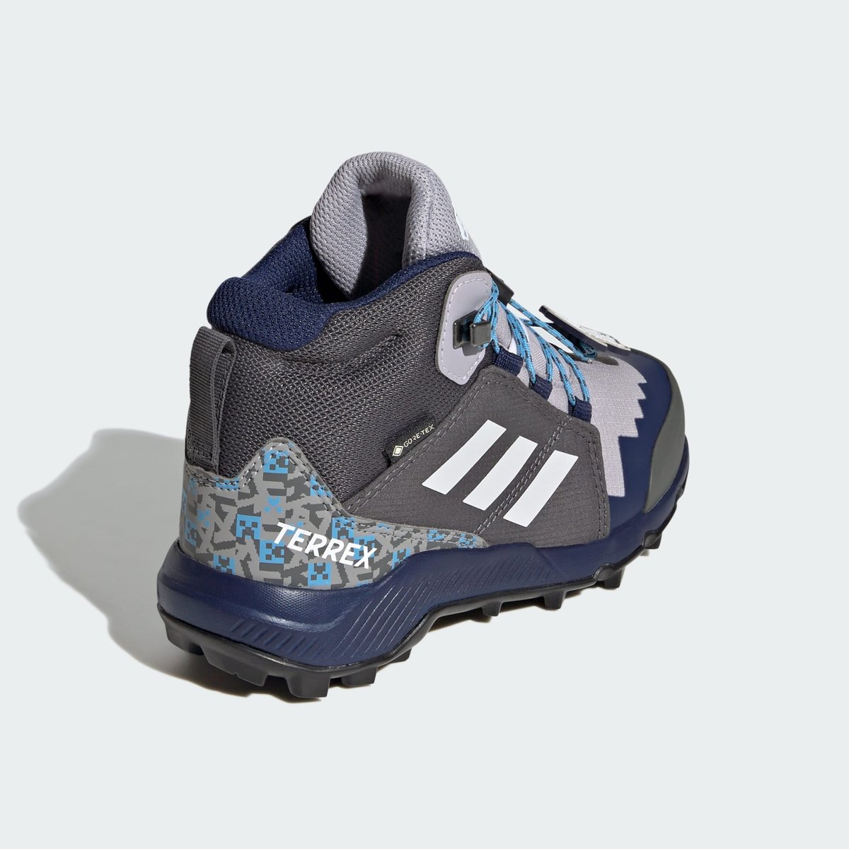 Chaussure De Randonnée Adidas Minecraft Terrex Mid Gore-Tex Enfants Chaussure De Randonnée Adidas Minecraft Terrex Mid Gore-Tex Enfants glory grey / grey one / grey five, adidas Performance