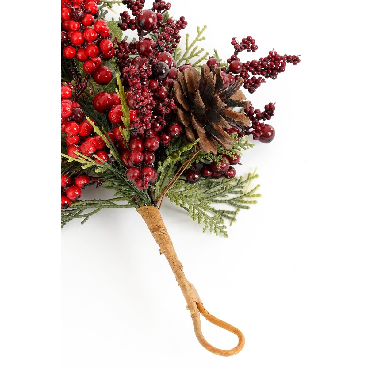 Guirlande de Noël en forme de goutte RANDELL rouge, MICA DECORATIONS