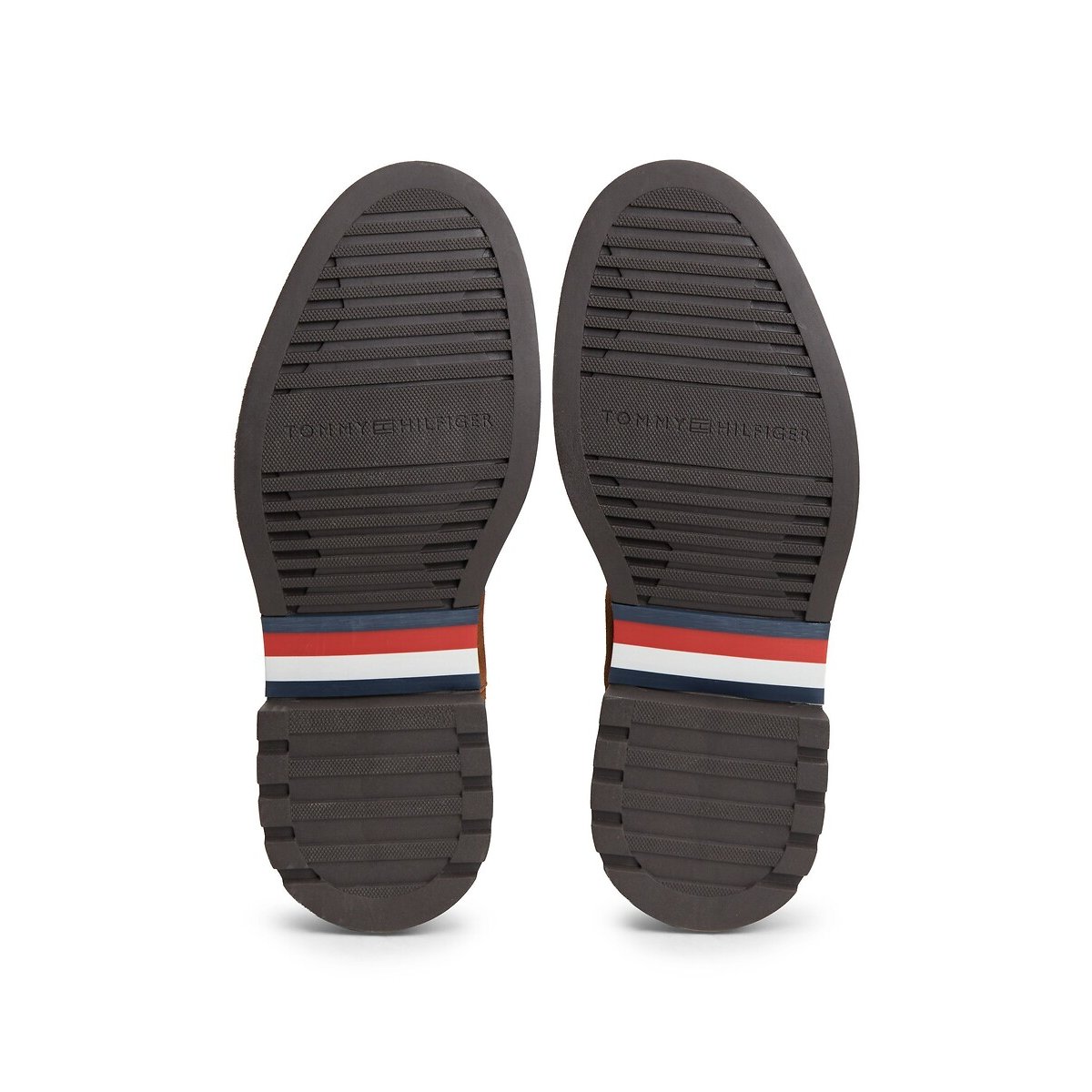 Bottines chelsea en cuir suède marron, TOMMY HILFIGER