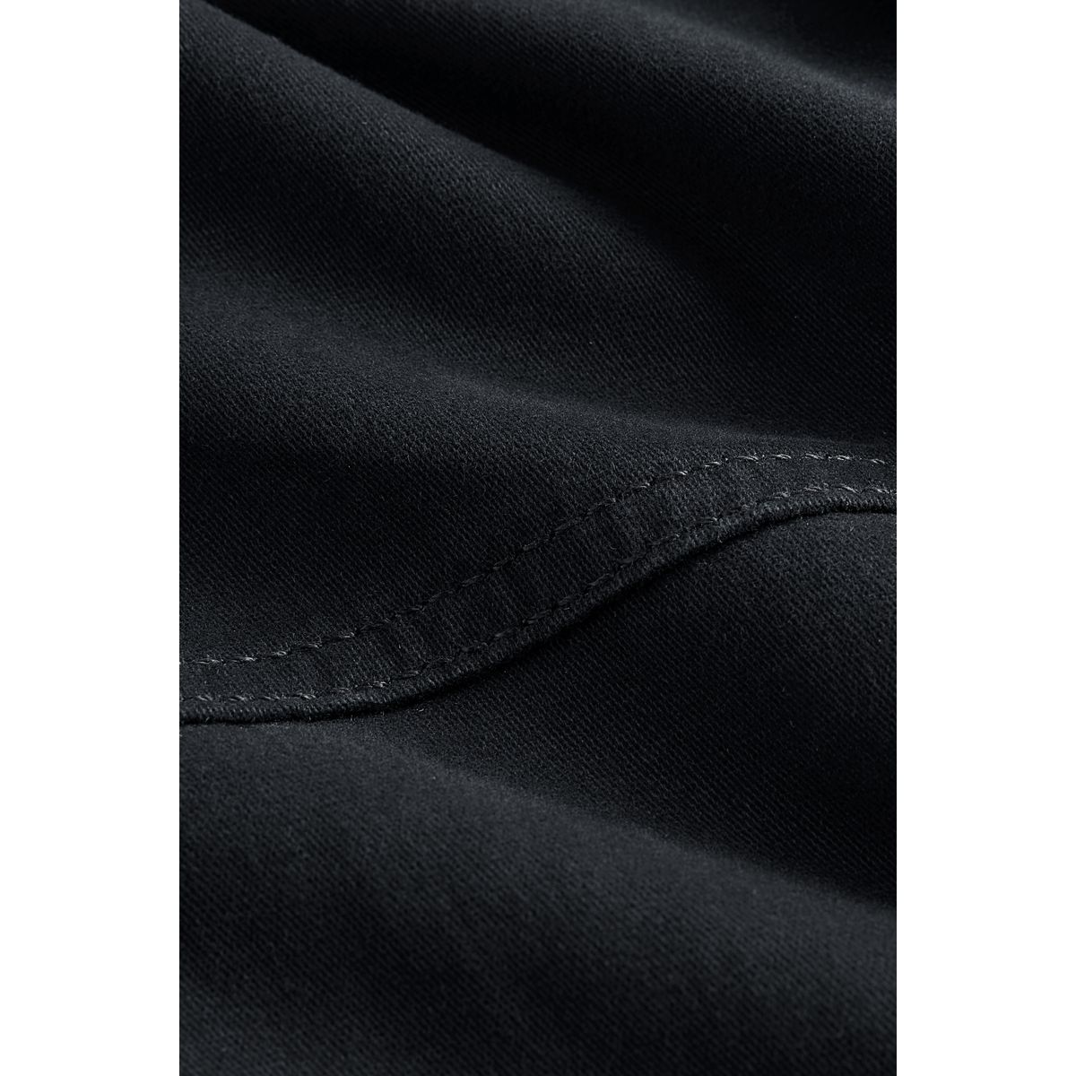 Pantalon cargo stretch en coton noir, NEXT