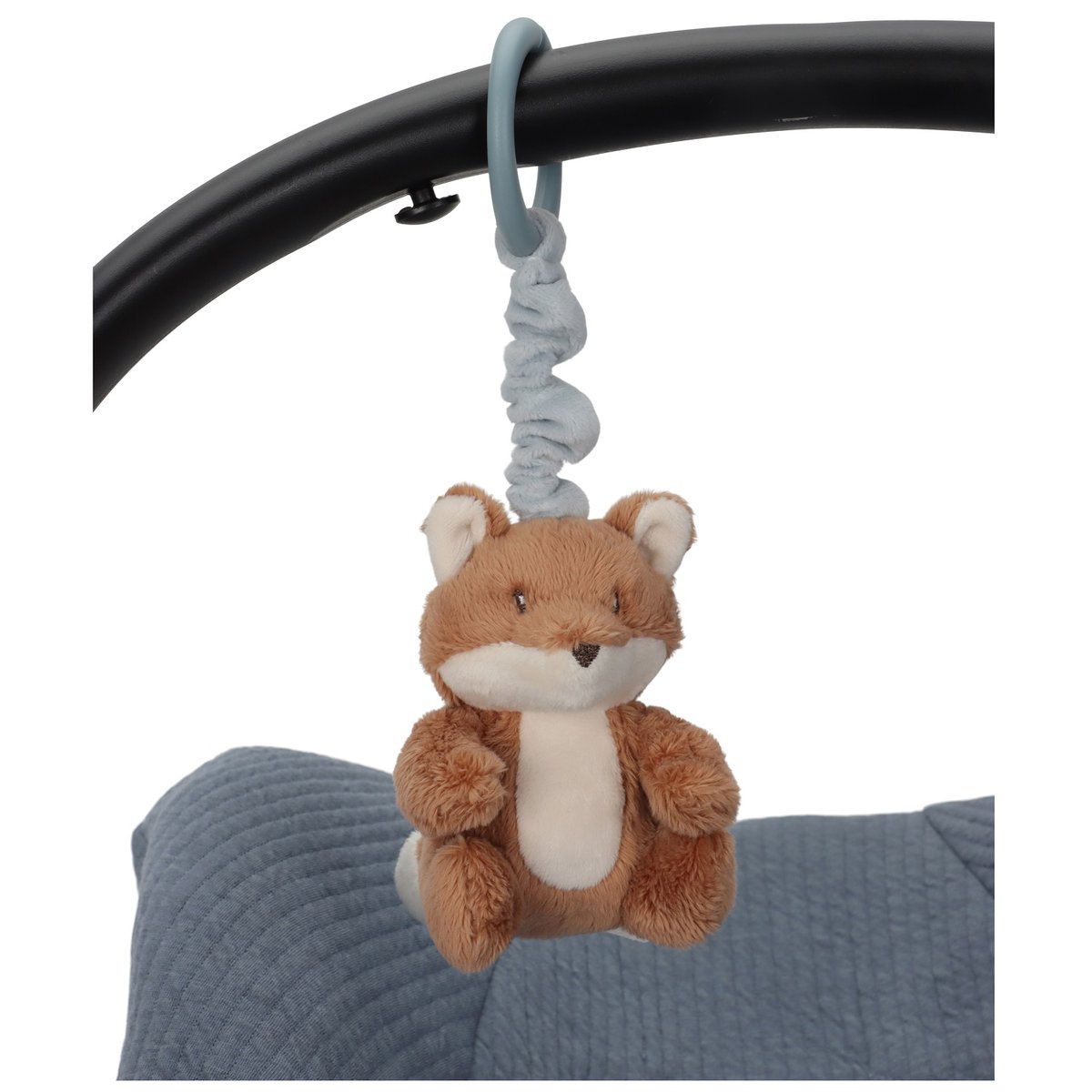 Peluche vibrante bleu, beige, marron, LITTLE DUTCH