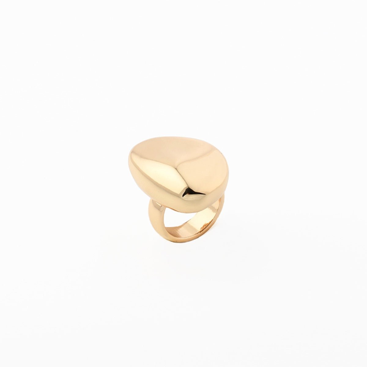 Bague galet - Collection Recyclée doré, BALABOOSTE