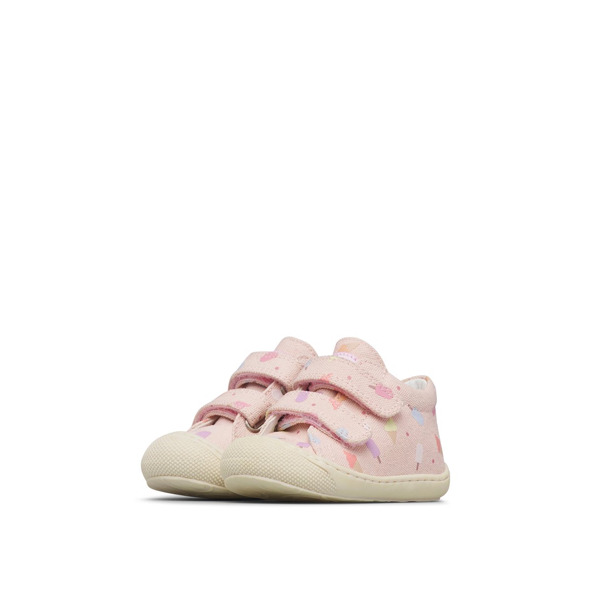 Chaussures premiers pas en tissu COCOON VL rose-, NATURINO