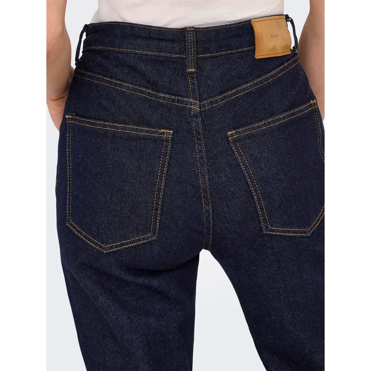 Jean Flared dark blue denim, ONLY