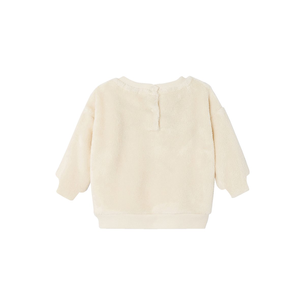 Sweat Noël sherpa vanille, VERTBAUDET