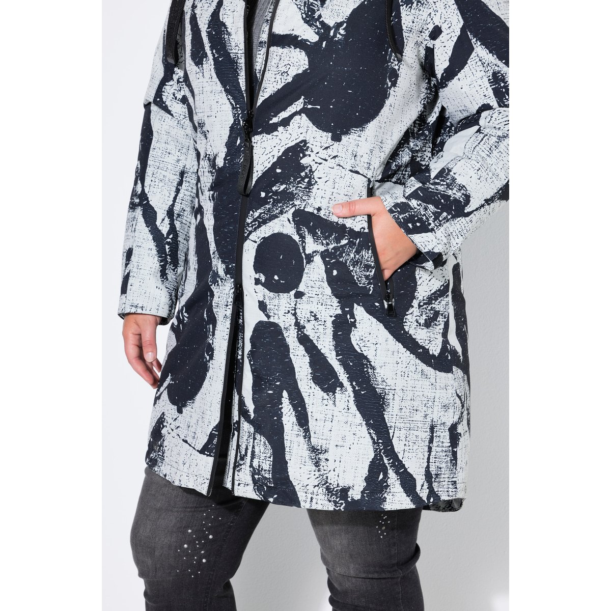 Manteau technique HYPRAR, coupe évasée gris moyen, ULLA POPKEN