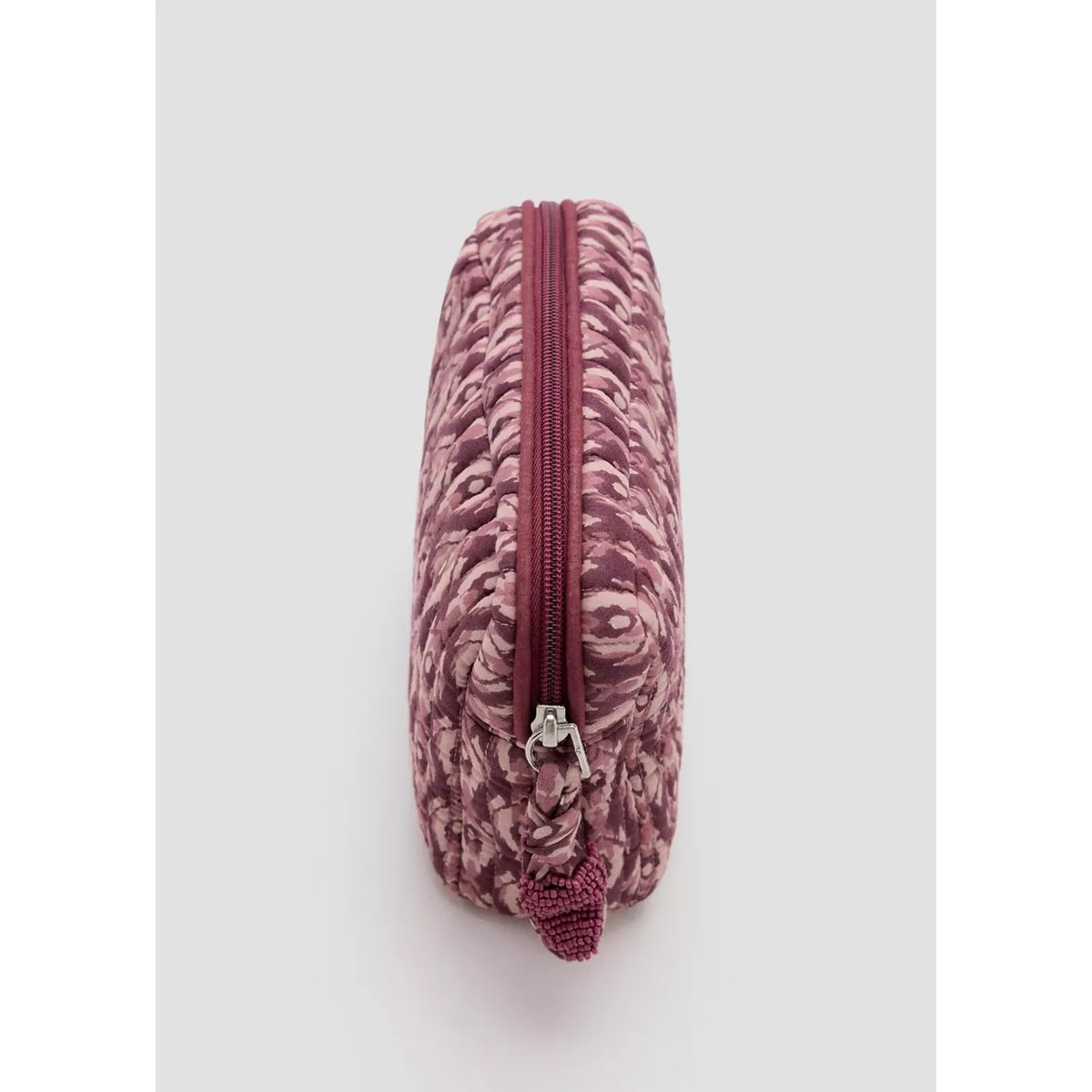 Trousse de toilette imprimée en coton rose, MANGO TEEN