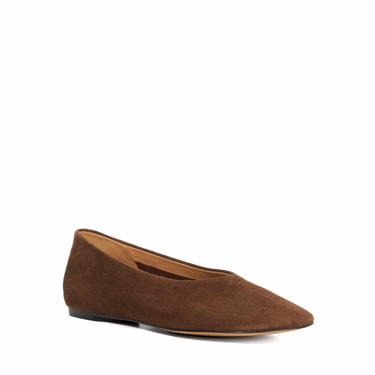 Ballerines - HIGHCUT brown-suede, DUNE LONDON